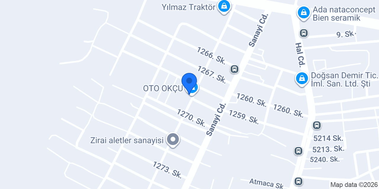 OTO OKÇU konumu