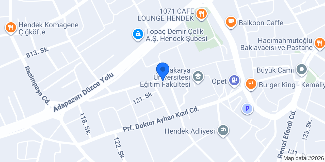 Hanedan cafe bistro konumu