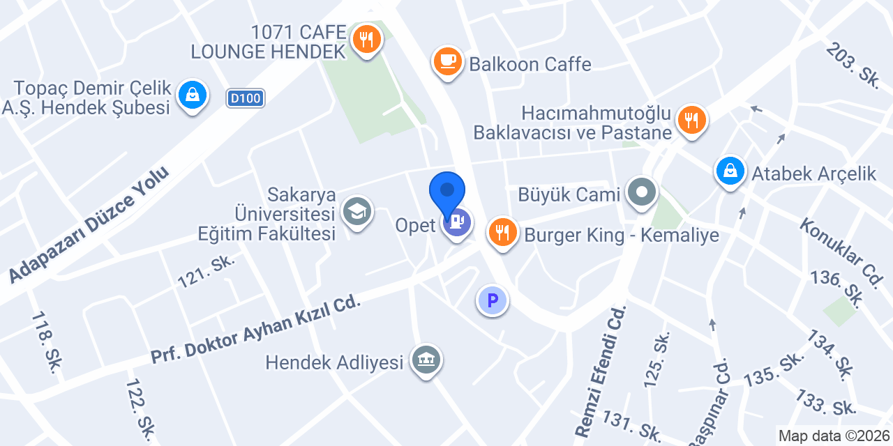 Anayurt Sınav Özel Öğretim Kursu konumu