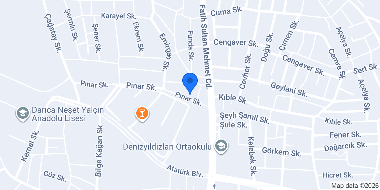 Aras Çelik Konstrüksiyon konumu