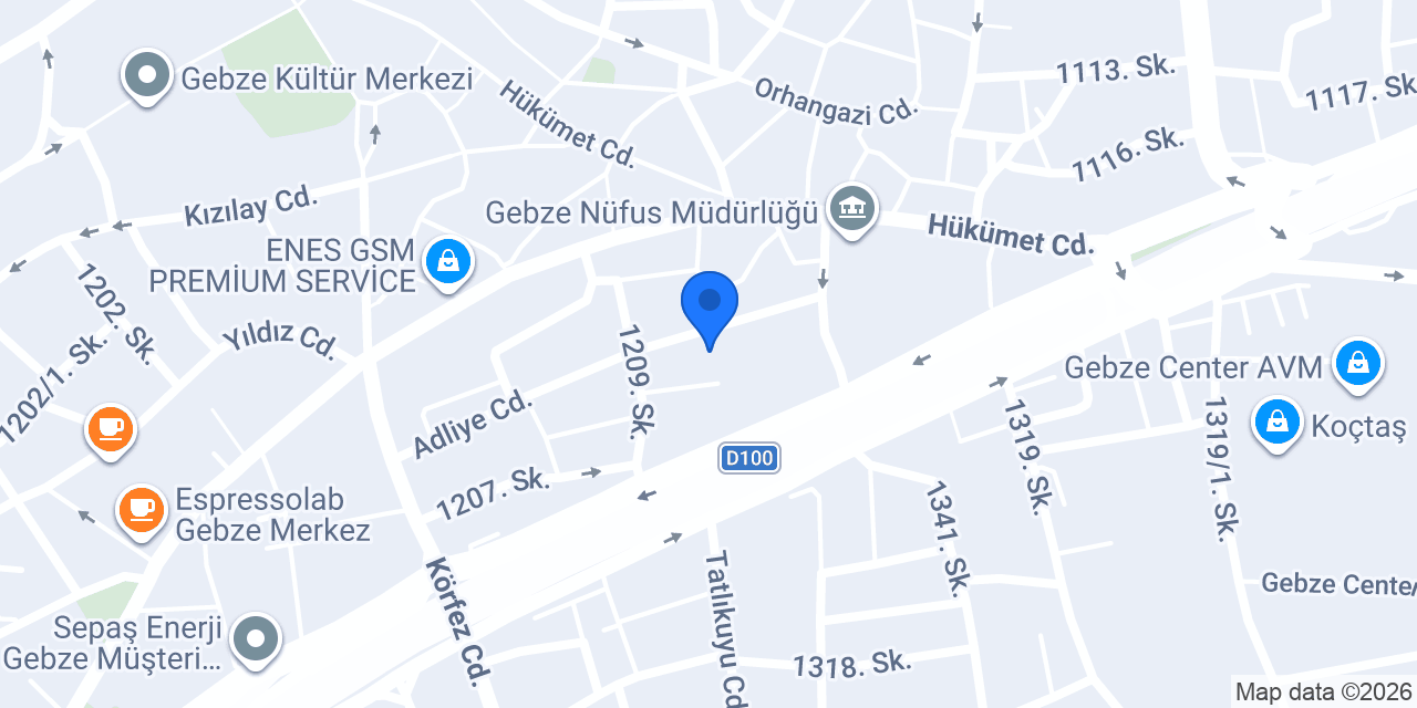 MMO Gebze konumu