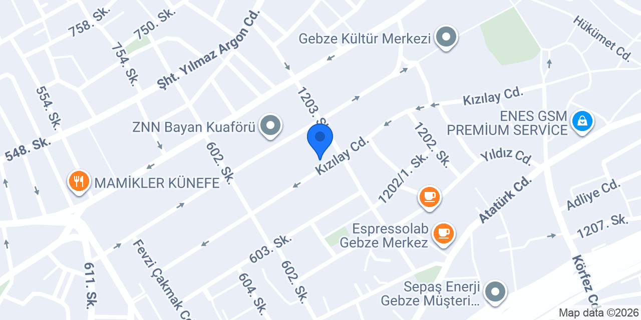 Gebze GENÇ SPOT 52 konumu