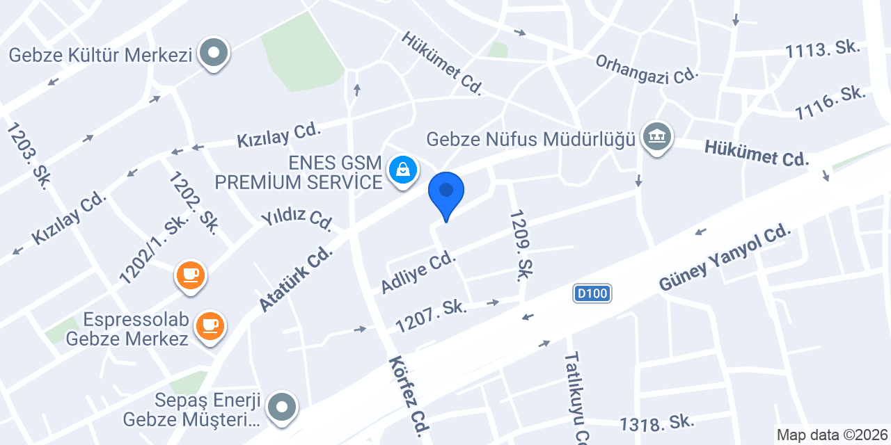 HTC Eğitim Merkezi konumu