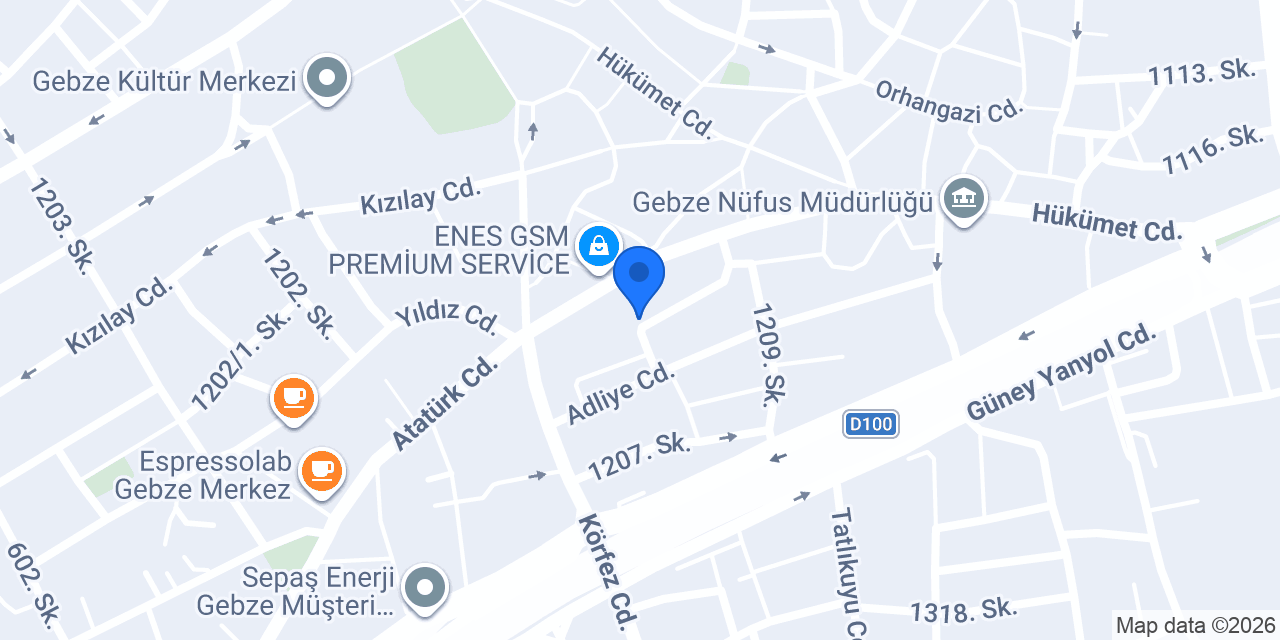 Profesyonel Akademi konumu