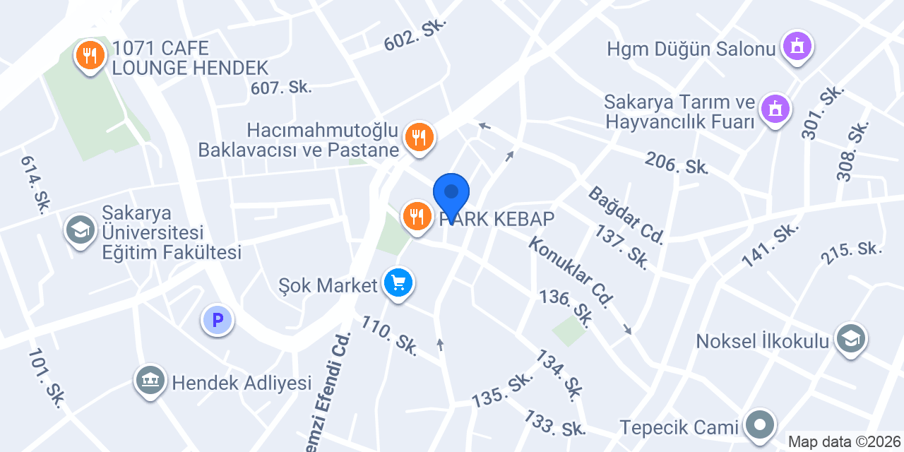 Hendek Mis Pide Lahmacun konumu