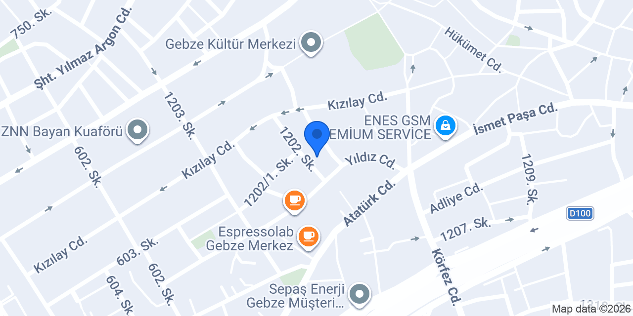 Merkez Veteriner Kliniği konumu