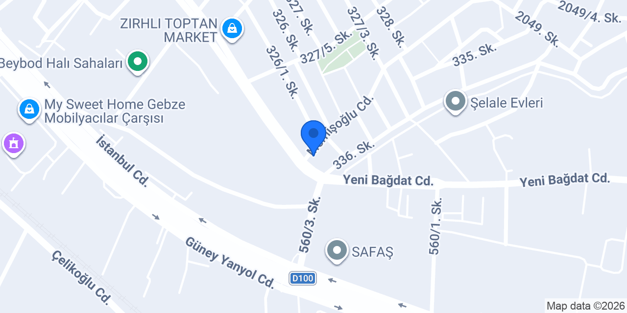 Aksem Kalip konumu