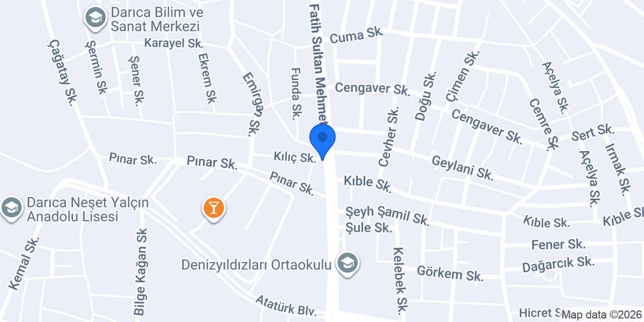 No:67 Cafe&Lounge - Darıca konumu