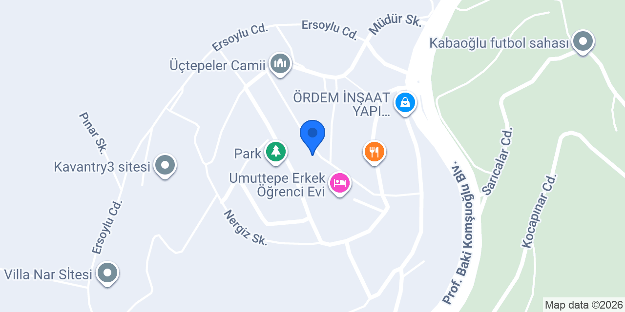 Mustafa Sarı Erkek Öğrenci Yurdu konumu