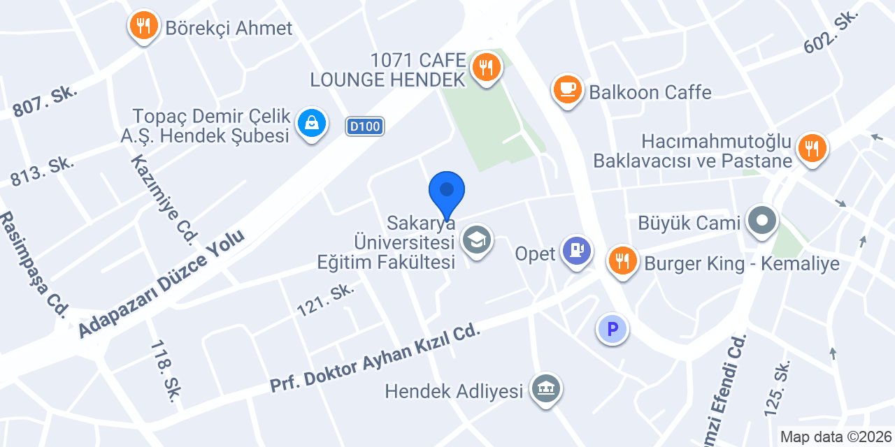 Güllü Mobilya konumu