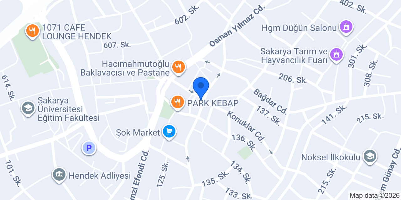 Atabek Arçelik konumu