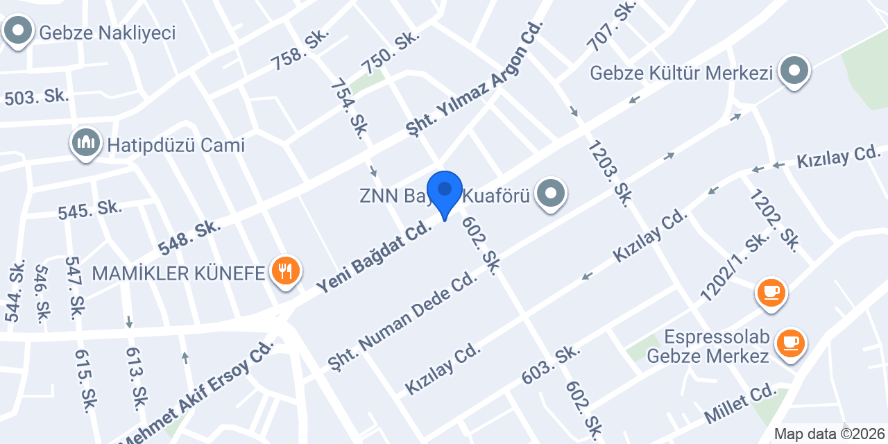 Newjoy Kocaeli Gebze konumu