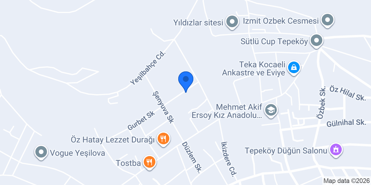 MEHMET ÜSTÜN ELEKTRİK konumu
