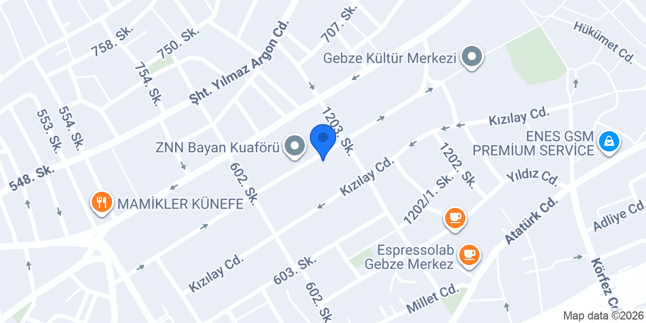 Yataş Bedding I Gebze konumu