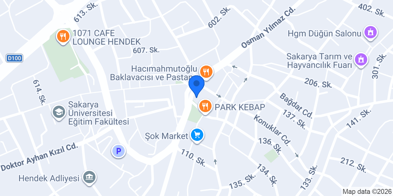Hanaltı Börek konumu