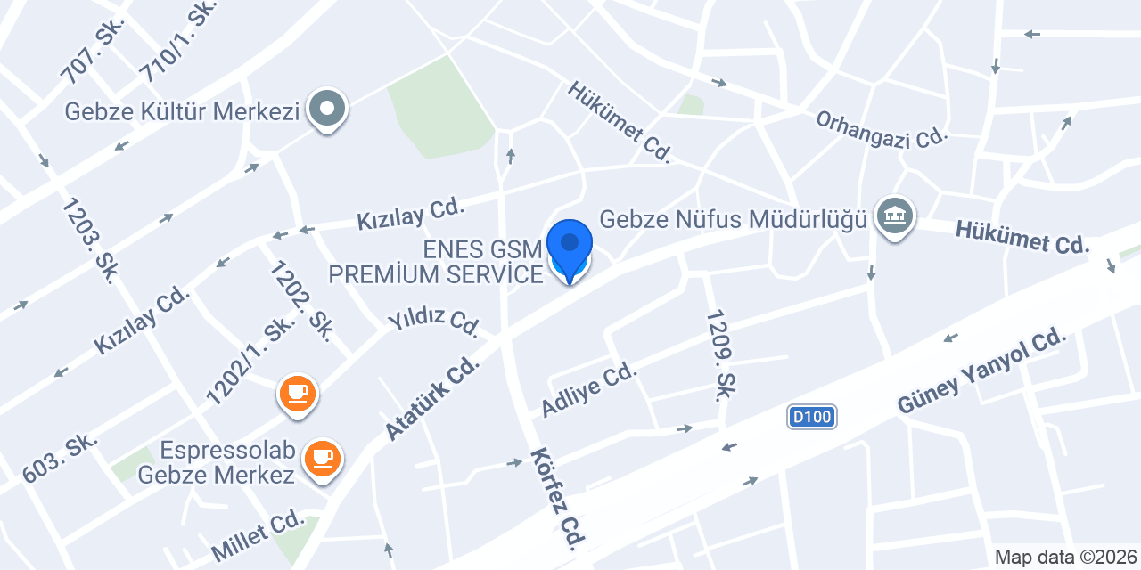 ENES GSM PREMİUM SERVİCE konumu