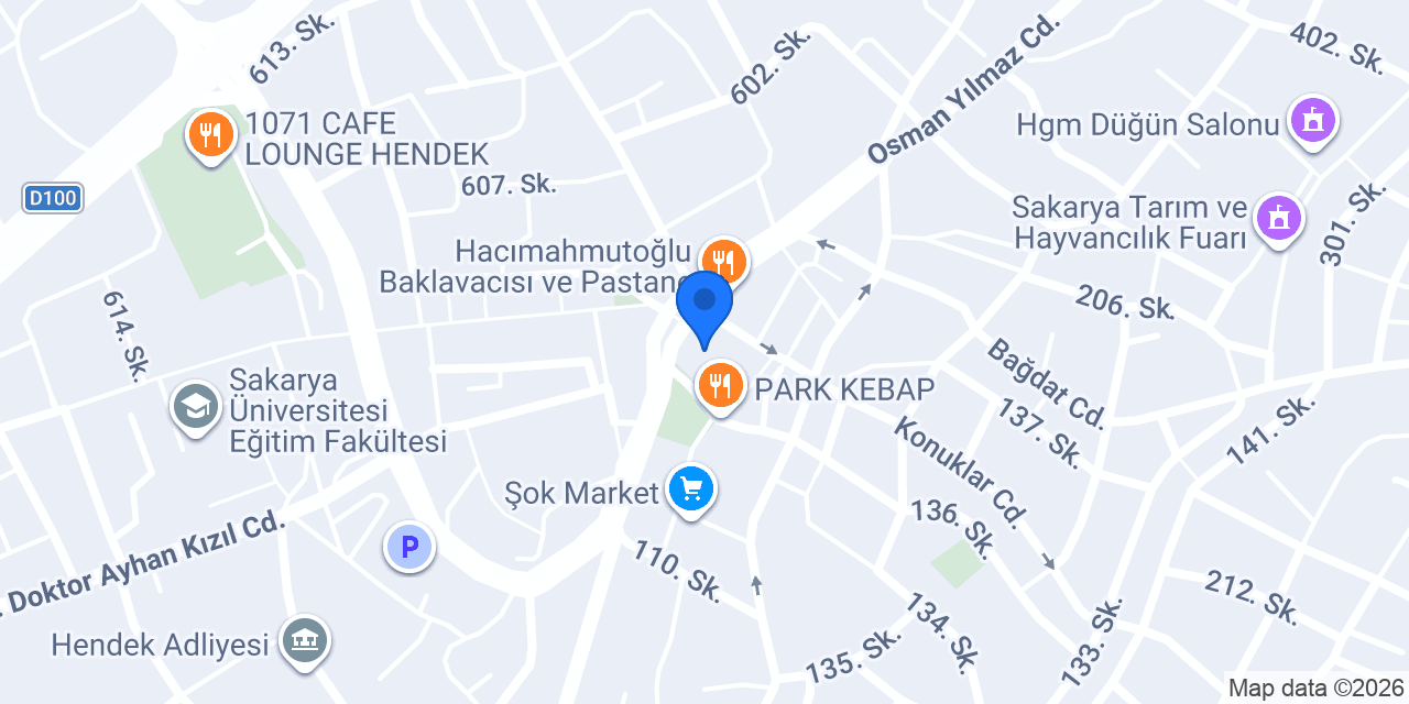 Hendek Mutlu Temizlik konumu