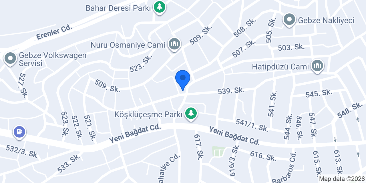 Gebze pimapen konumu
