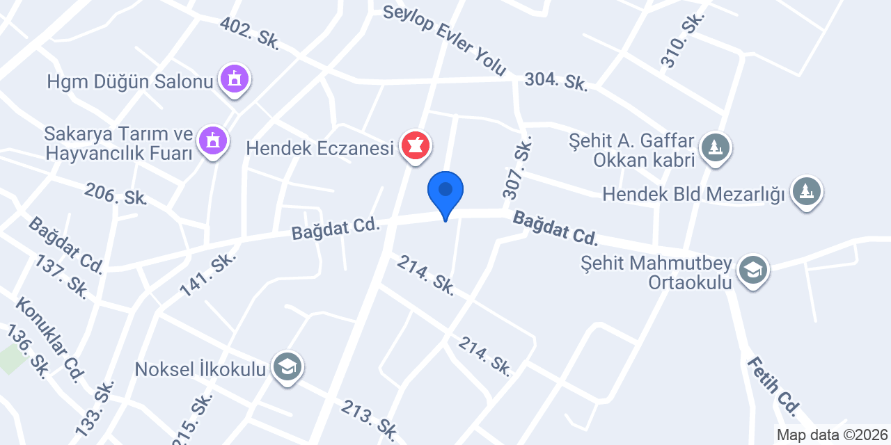 Gün Market konumu