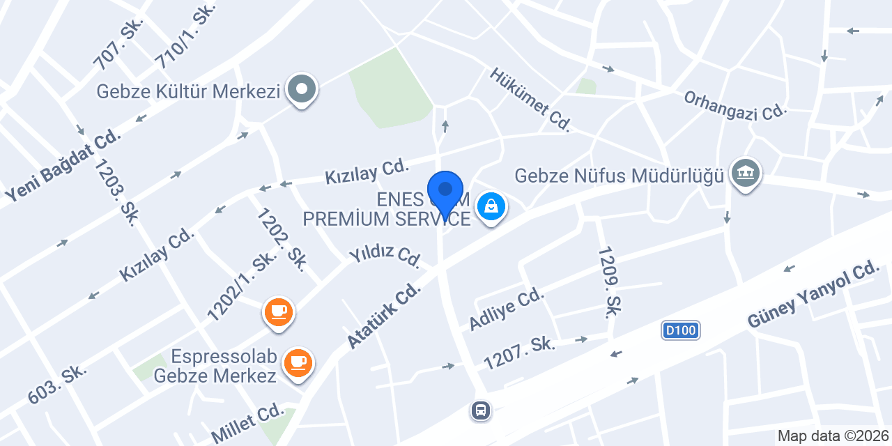 Coffeemania Next | Gebze konumu