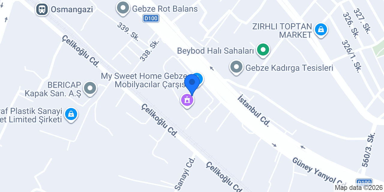Aktaş Mobilya konumu