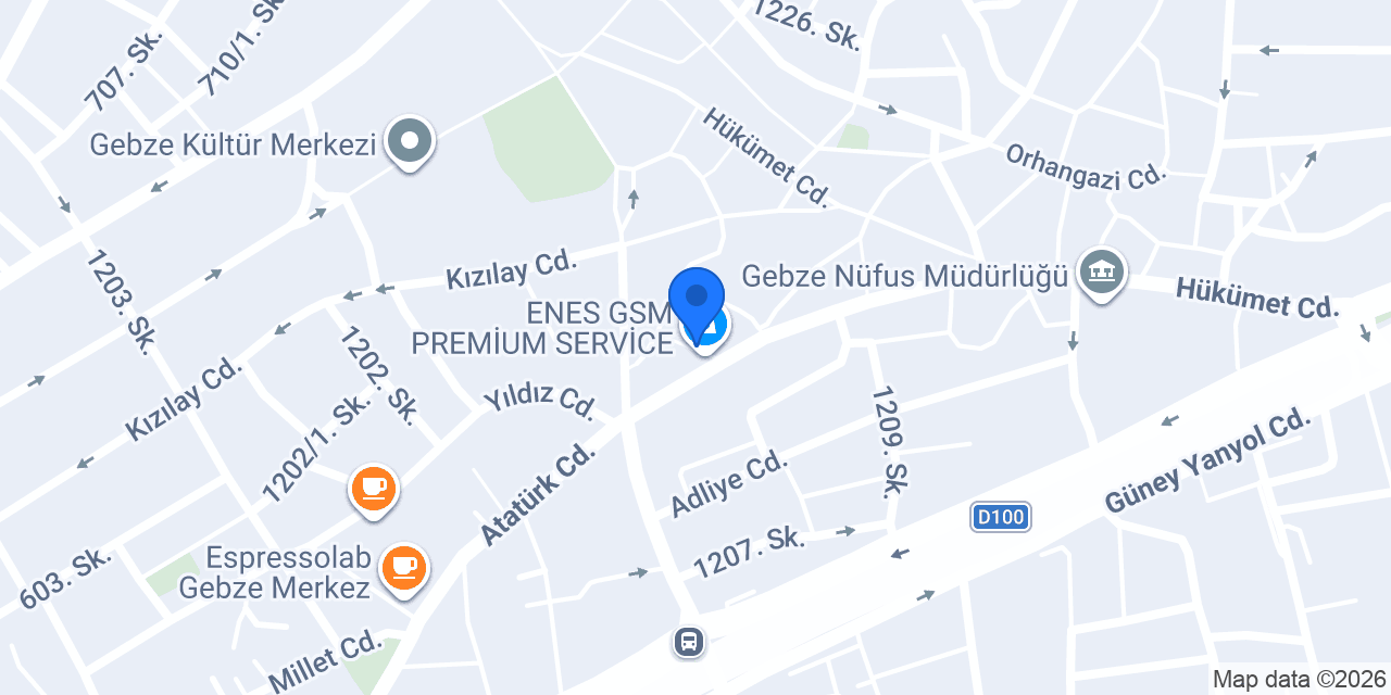 Gebze Playstation Cafe konumu