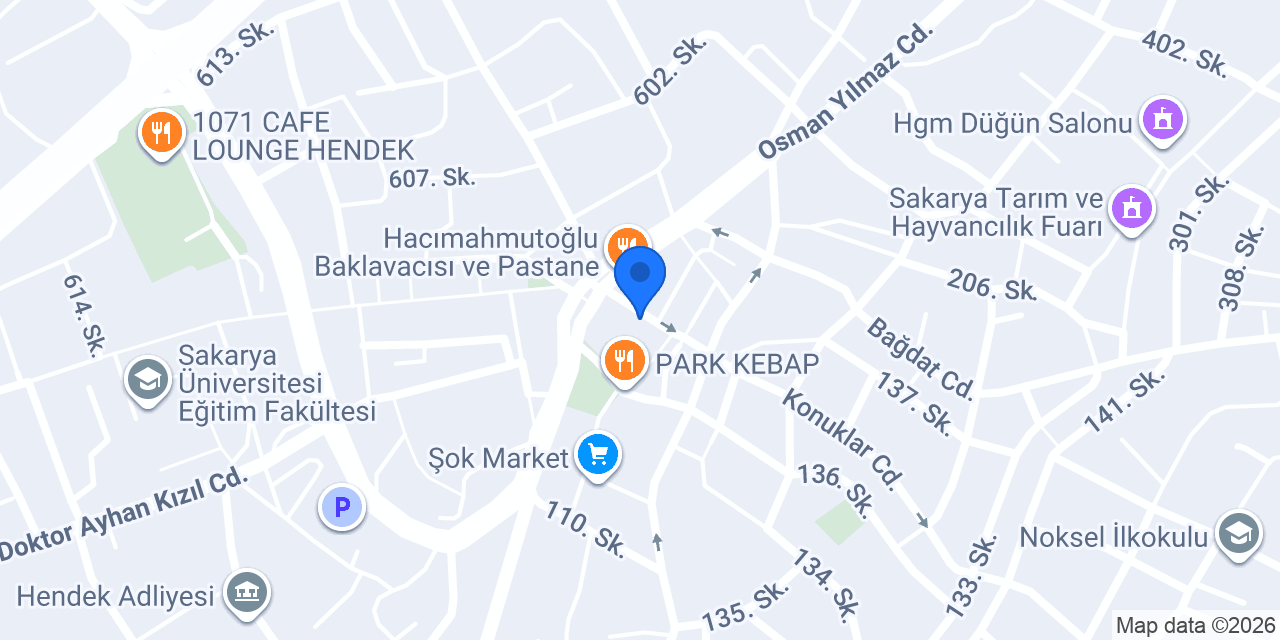 Öztürk Kuyumculuk konumu
