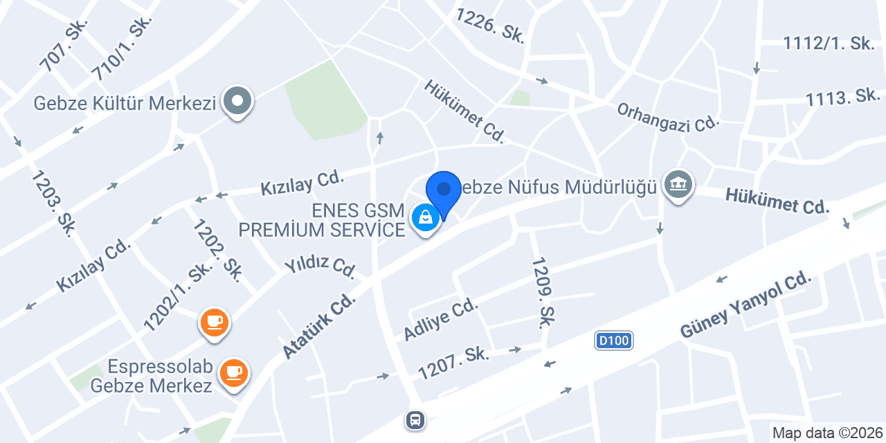 Eriş Kuyumculuk konumu