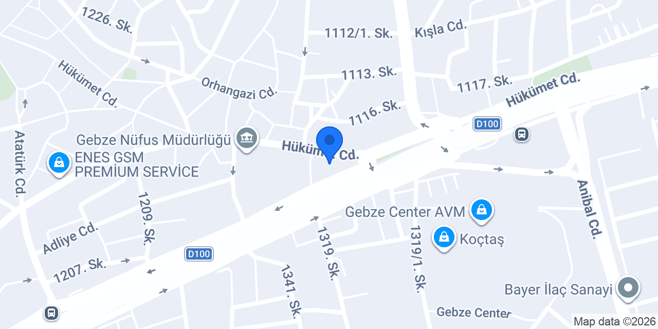 Ytong Gebze - Anibal A.Ş. konumu
