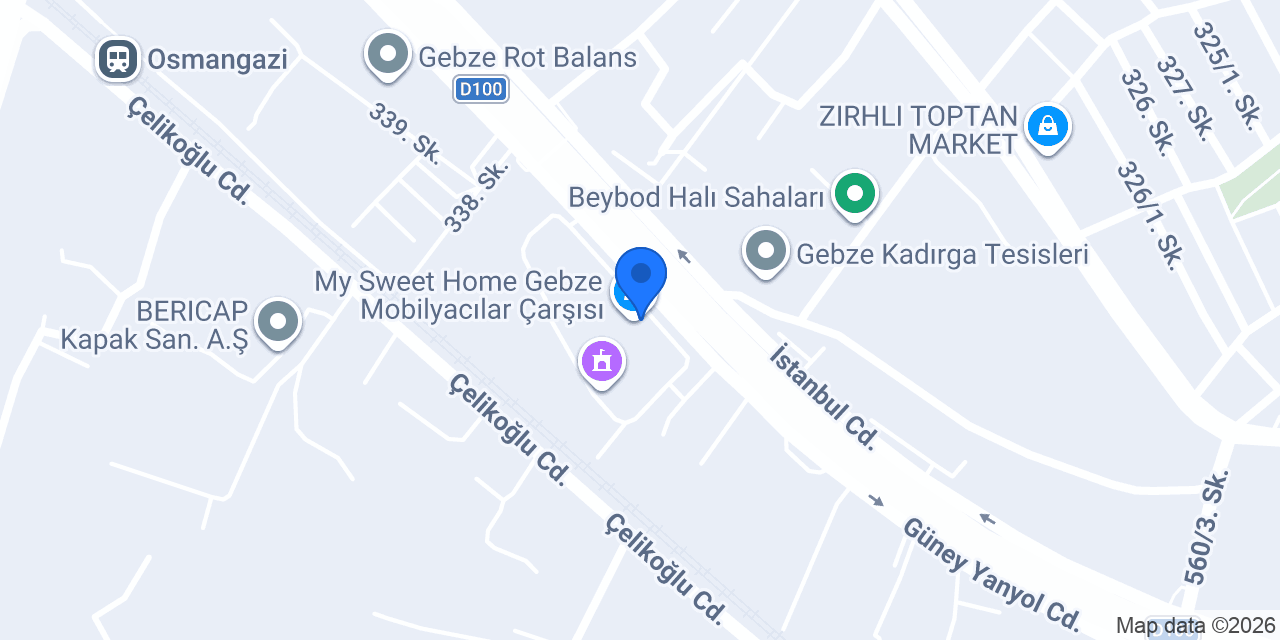 Aksoy Mobilya konumu