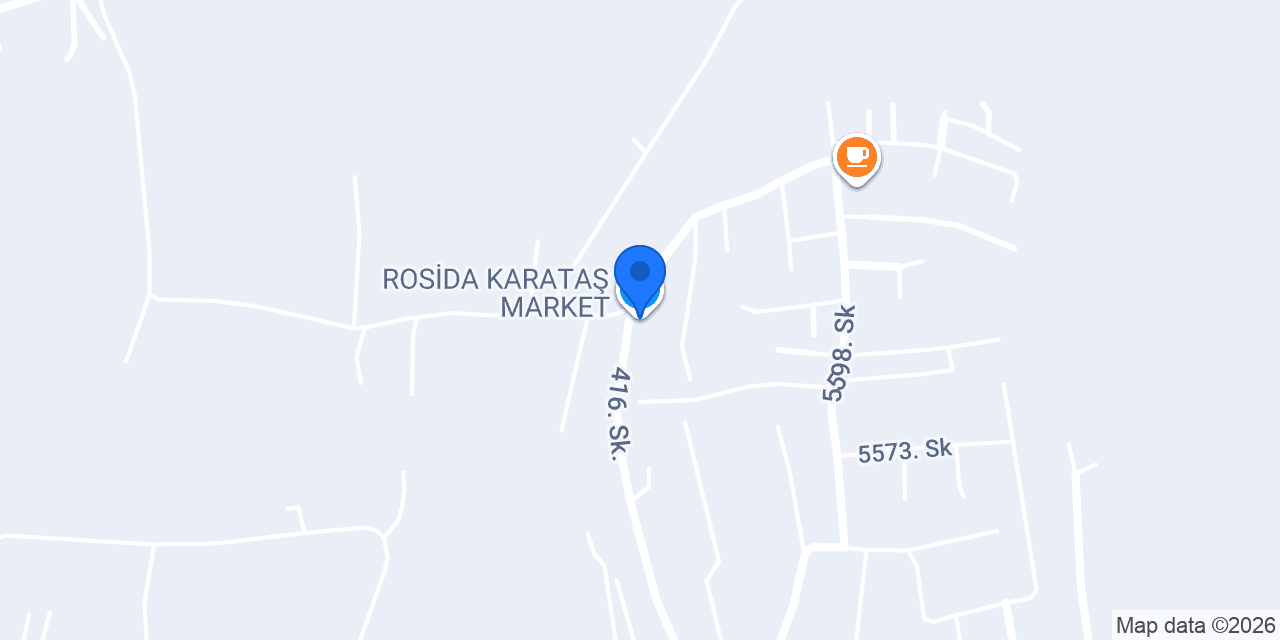 ROSİDA KARATAŞ MARKET konumu
