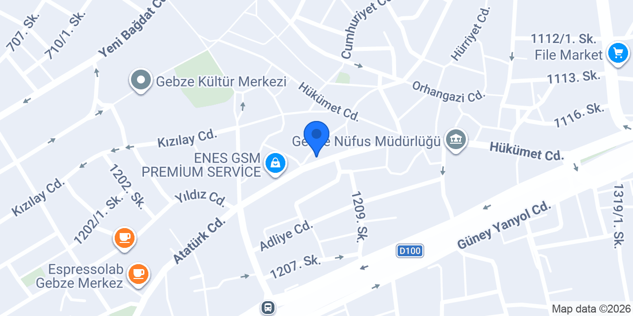 Ortodonti Uzmanı Dr. Cihan Güllü konumu