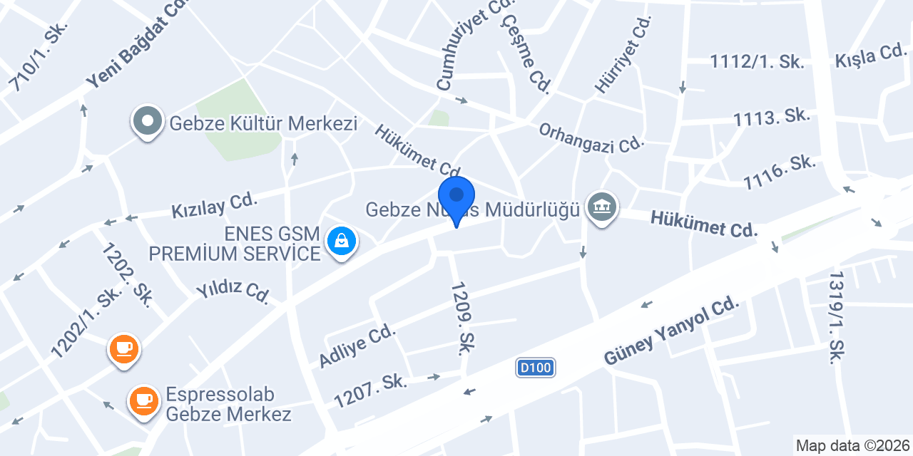 Işık Baskı Merkezi konumu