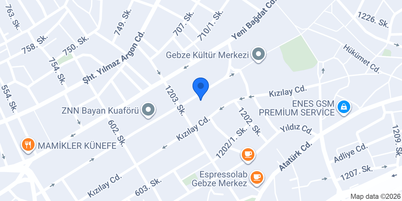 ALDIM HALI GEBZE konumu