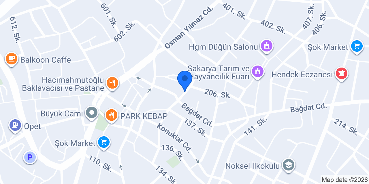 Sakarya Tadilat konumu