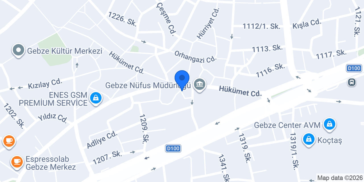 BAĞDATLI HUKUK BÜROSU konumu