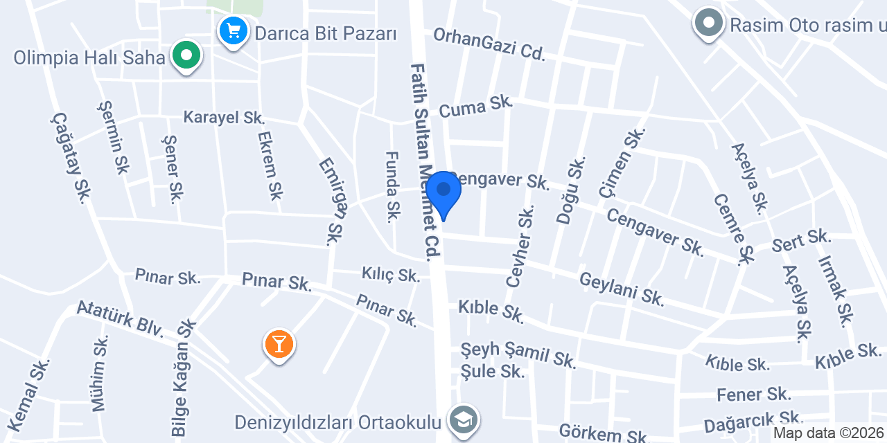 Pekmezoğlu Baklavaları konumu