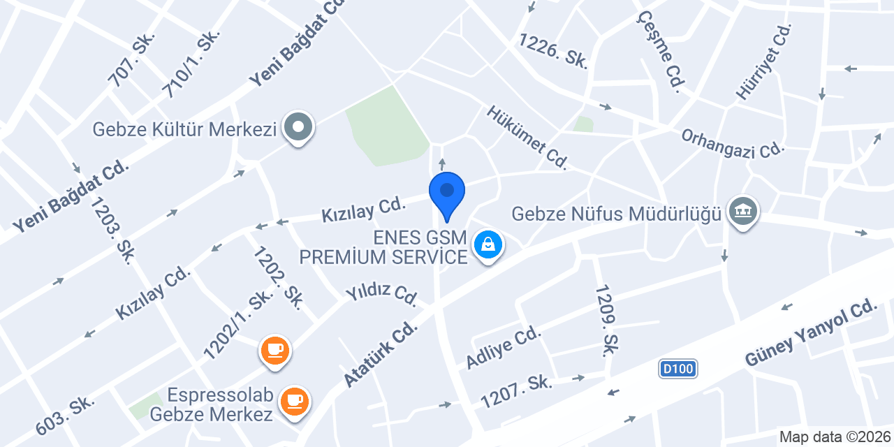 Hacehan Döner konumu