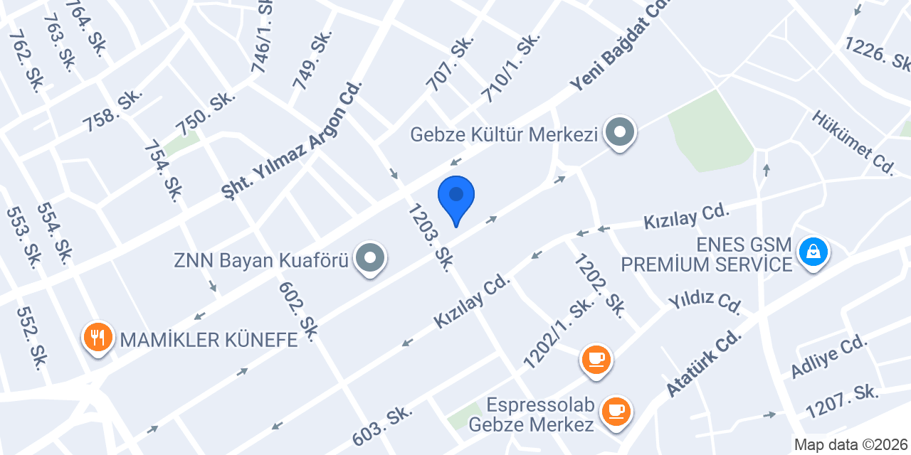 Kurtoğlu Dekorasyon konumu