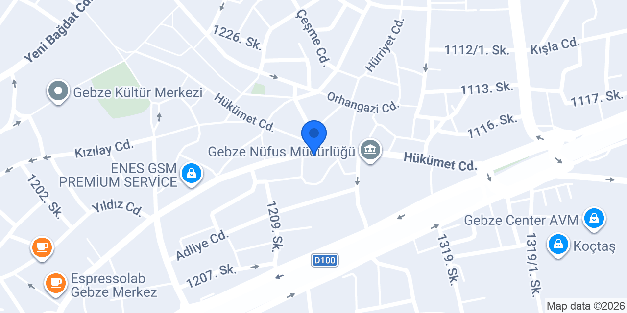 Gül Tesettür konumu