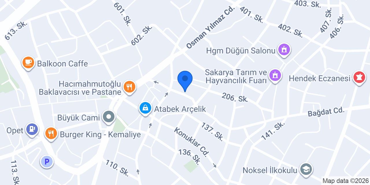 MZT ARUKAN YAPI MALZEMELERİ konumu