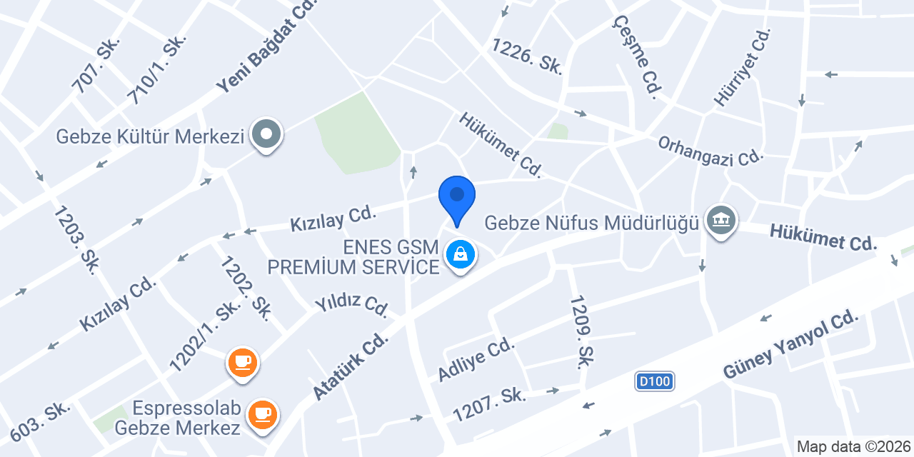 Marshall - Gençler Ticaret konumu