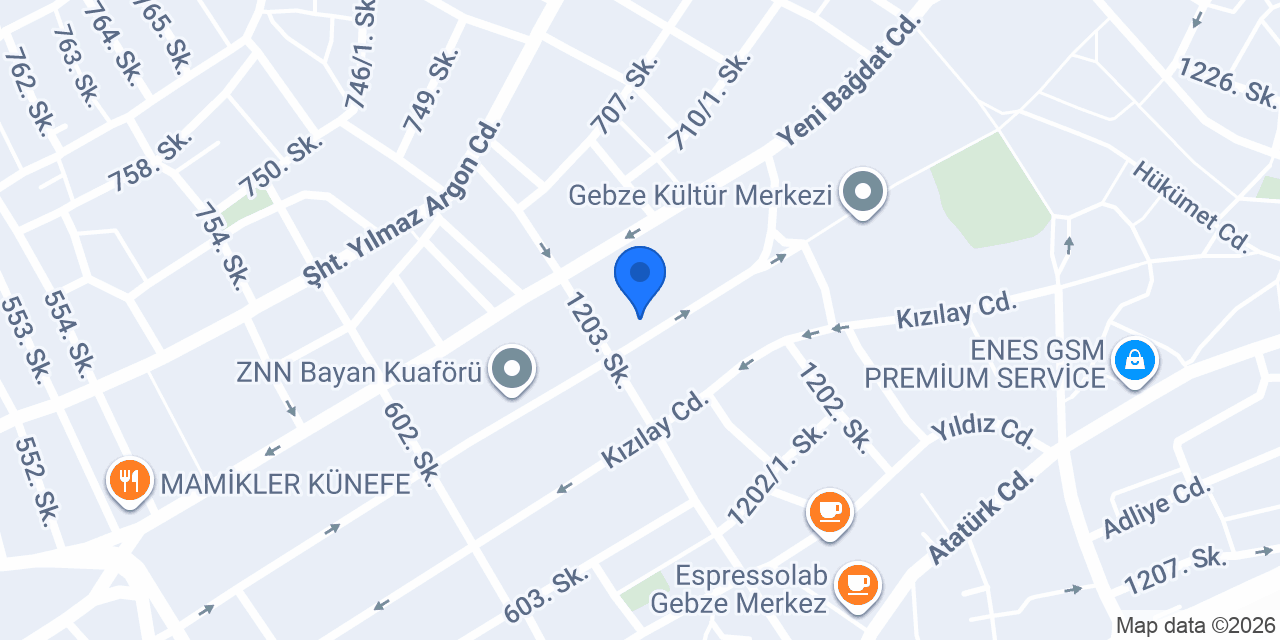 Denizli Outlet Gebze konumu
