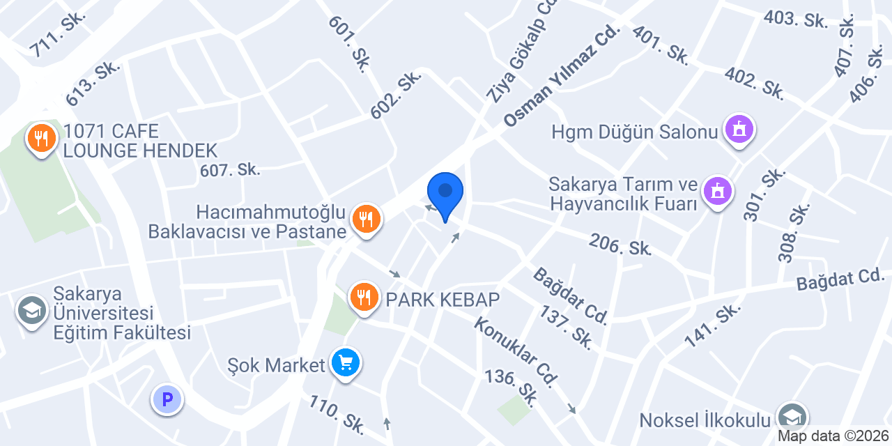 Altmış Elektrik konumu