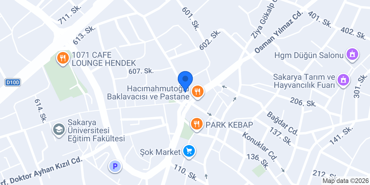 Hendek Dekor konumu