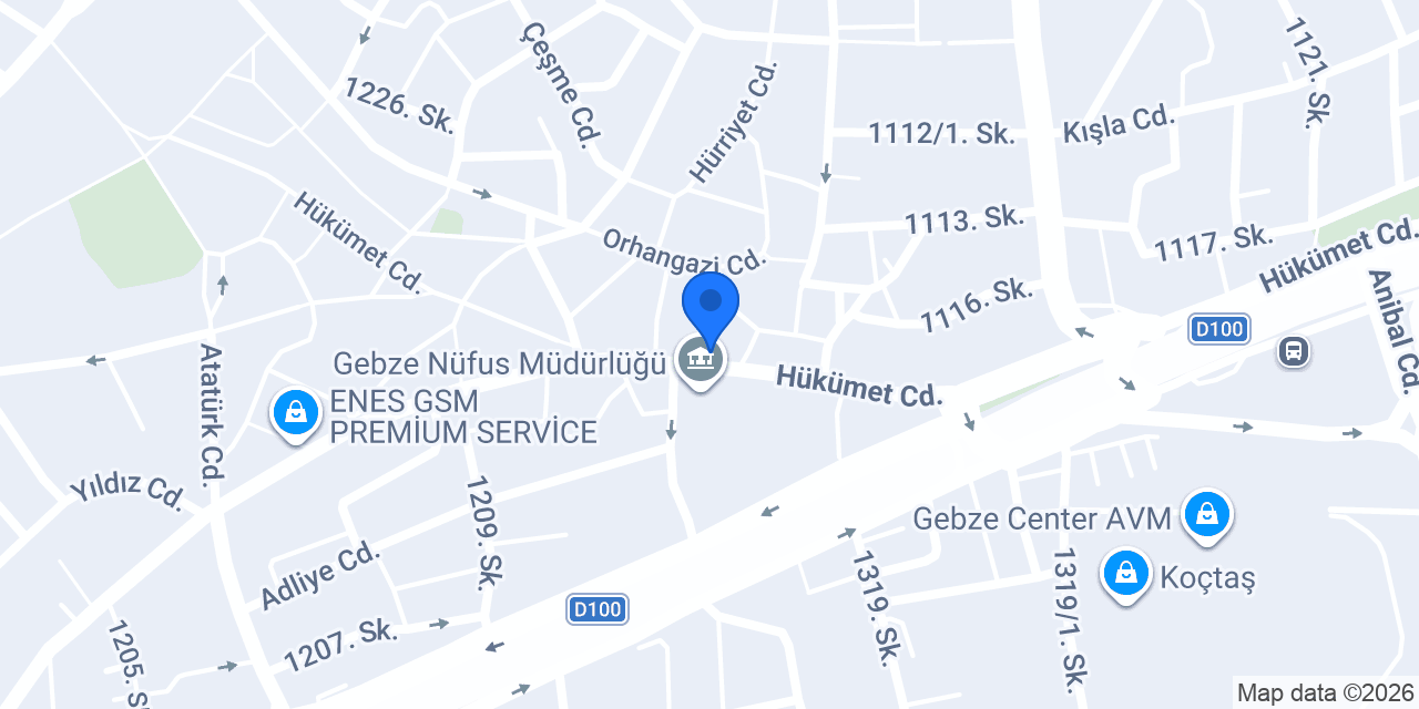 Değişim Plus Eğitim Kurumu konumu