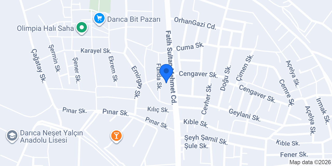 Külünkoğlu Darıca Pasta Cafe Fırın konumu