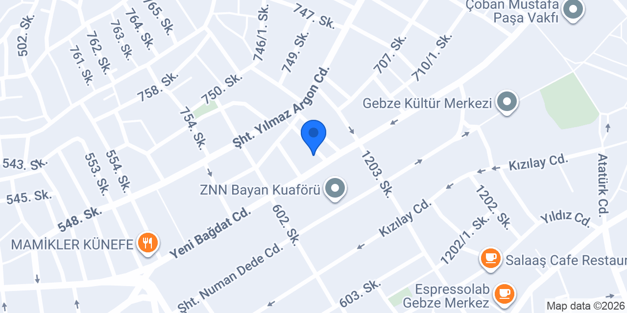 Şahin Rent A Car konumu