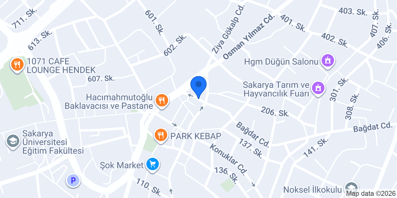 Sevgi Aynur Bayan Kuaför konumu
