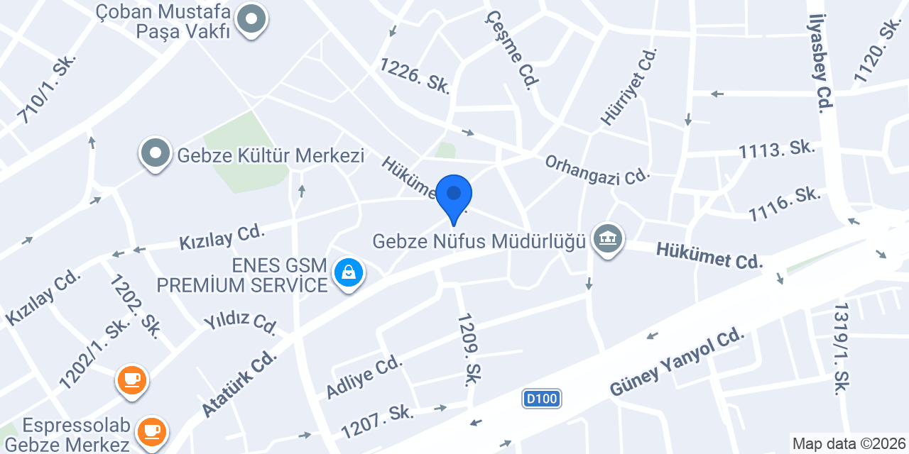 Takı Mücevherat konumu